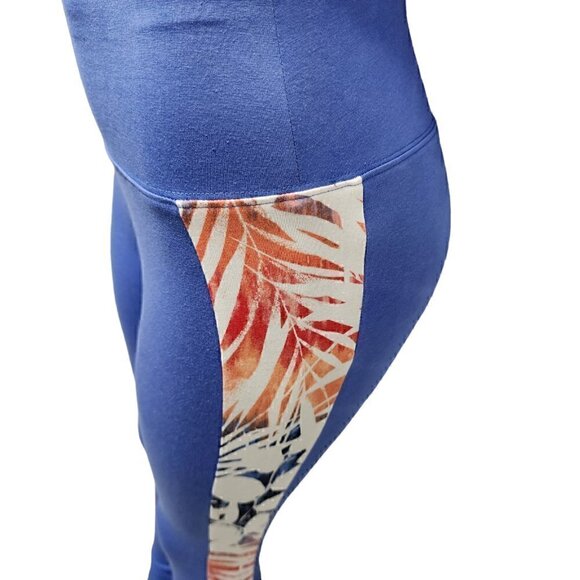 Tommy Hilfiger Performance Workout Pants-High-Rise Cotton Leggings Womens Small - Picture 4 of 13